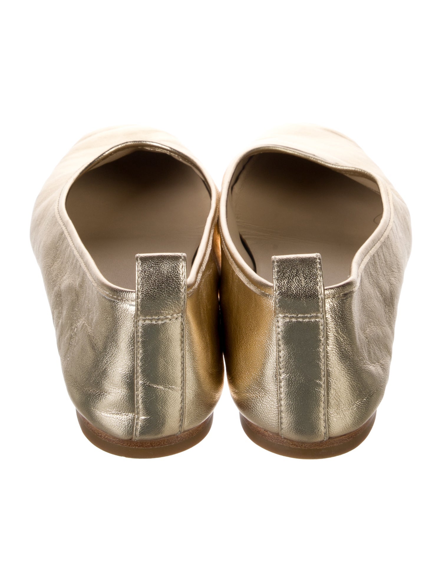 Vince Leather Ballet Flats